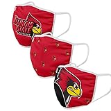 FOCO Illinois State Redbirds NCAA Face Cover - Adult - 3 Pack