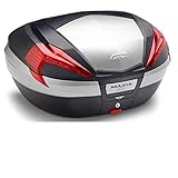 givi maleta maxia 4 v56n compatible con piaggio x8 150-200-250-400 2004 2005 2006 2007 2008 2009 2010 mototopgun