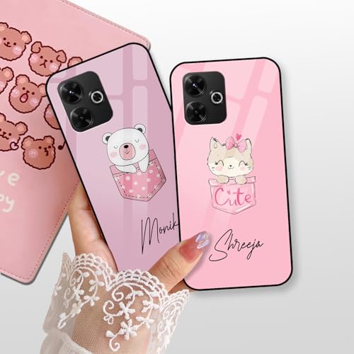 Image of COLORflow Back Cover Compatible with Redmi 13 5G / 4G / Poco M6 Plus 5G | Cute Pocket Cartoons Color Customized | Shockproof TPU Bumper with Camera Protection Back Cover