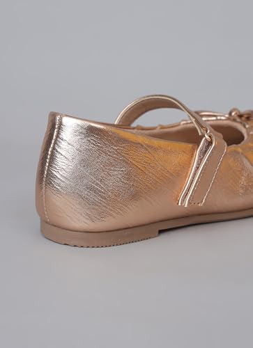 Image of Kidsville Girls Single Strap Ballerina Belly Shoes | Lightweight Comfortable Slip-On Ballet Flats | Casual Footwear for Kids Girls