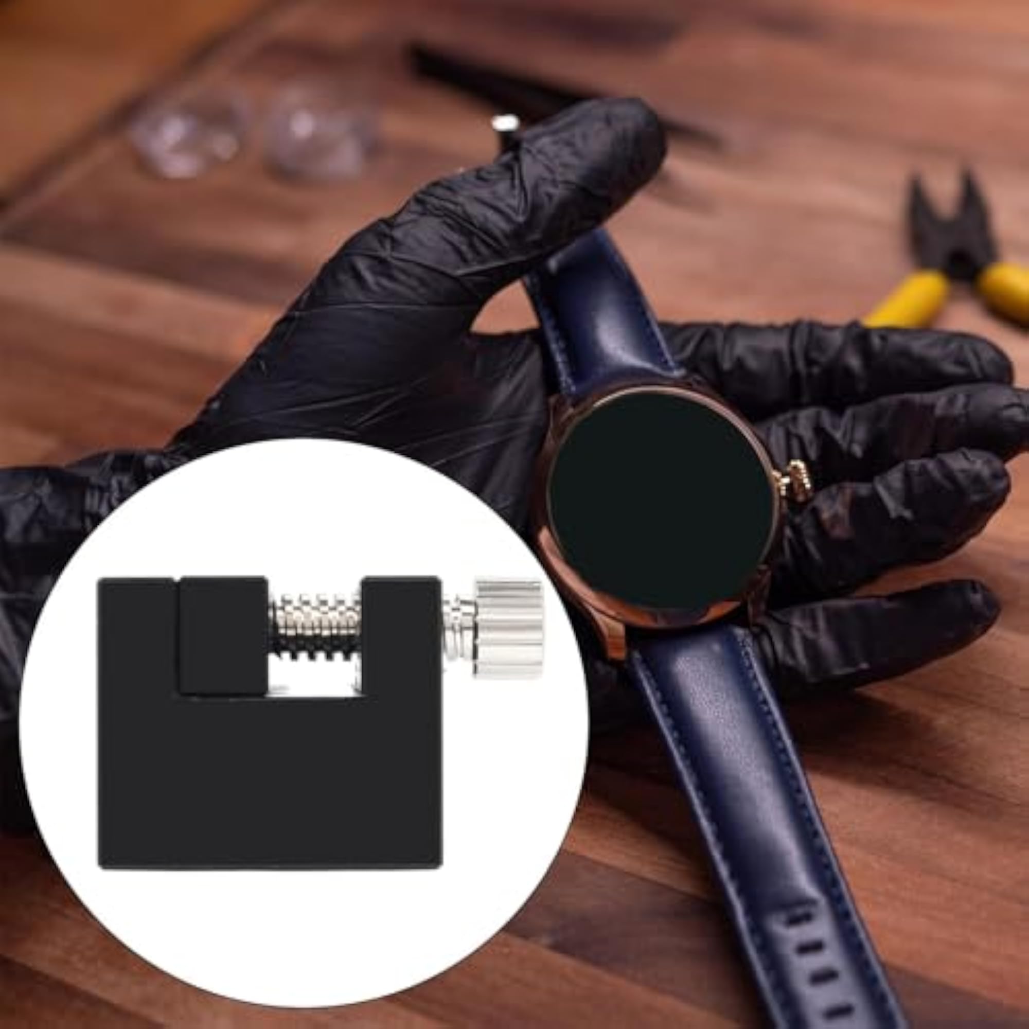 Watch Band Holder Block Repair Tool, Watchmaker Tool