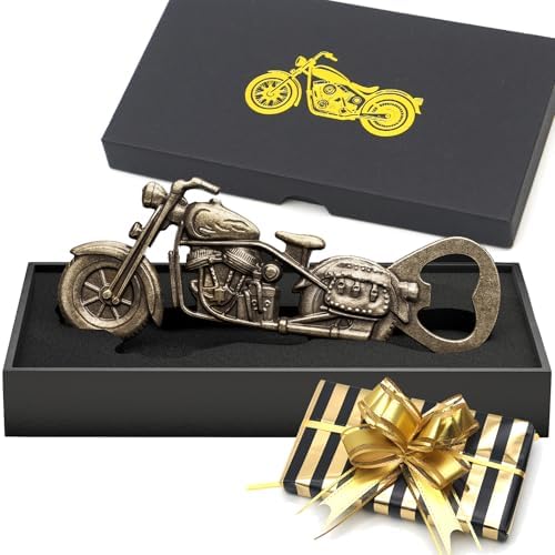 Motorcycle Beer Gifts for Men, Vintage Motorcycle Bottle Opener w...