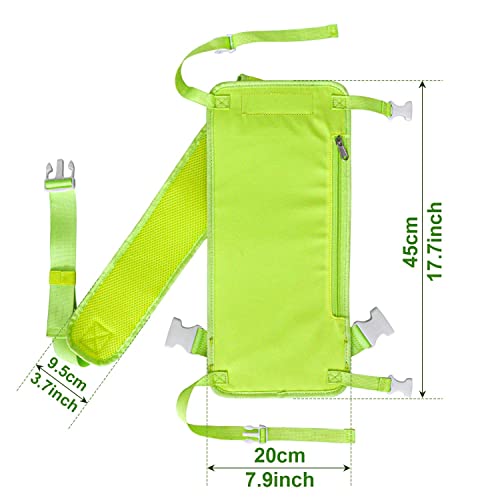 Lisefure Skateboard Bag Skateboard Strap Backpack Universal Skateboard Bag Portable Skateboard Bag (Yellow) #TOP2