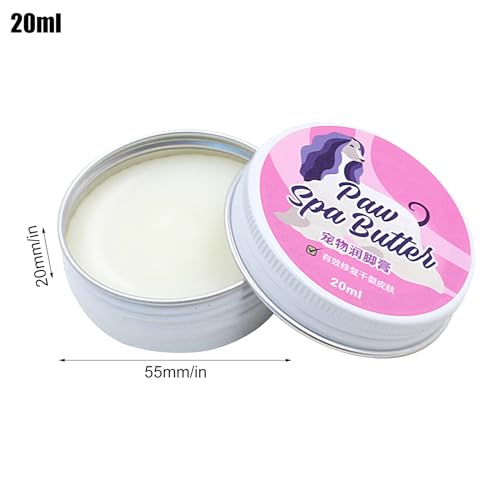 Balsam Für Hundepfoten - 20ml Tierkrallen Feuchtigkeitsprodukt | Welpenpfoten Feuchtigkeitscreme - Für Tierliebhaber Winter Sommer Outdoor Abenteuer Heißer Asphalt Kaltes Wetter Wandern Zuhause