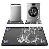 Nombreuses utilisations : les stabilisateurs de machine à laver peuvent être utilisés comme tapis antidérapant, amortisseur et tapis rehausseur pour la plupart des machines à laver, également utilisés pour les meubles tels que les appareils ménagers, les canapés, les pieds de chaise, les pieds de placard et les pieds de canapé.
