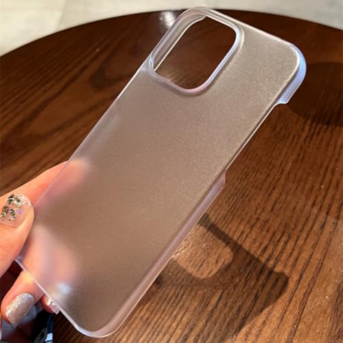 Coque rigide iPhone 15 Plus mate transparente en polycarbonate PC - 6
