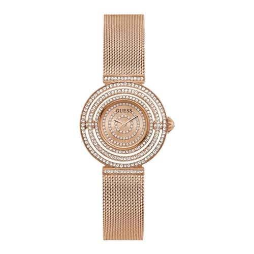 Guess Analog Gold Dial Women's Watch-GW0550L3