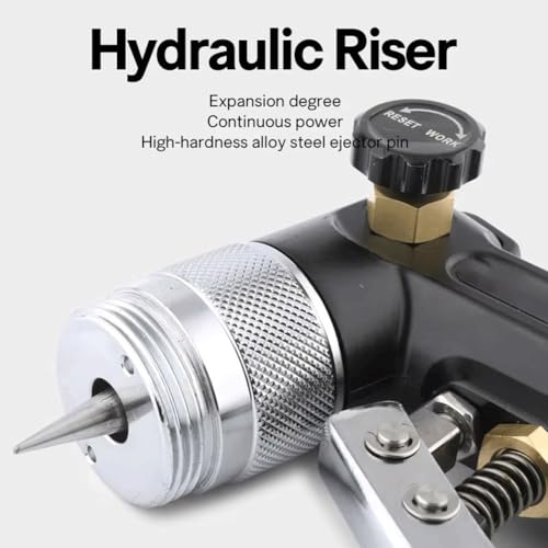 Kit de herramientas de expansión de tuberías de cobre hidráulico manual con cortadores de tubos, cabezales 7/11 para tuberías de 3/8 a 1-1/8 pulgadas, ideal para tareas de HVAC y fontanería
