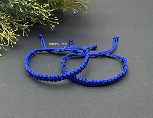 Image of ARTIFICIAL TREE HANDMADE KALA DHAGA BRACELET ADJUSTABLE FOR WOMEN MEN GIRLS BOYS Nazar Bracelets 2 Piece