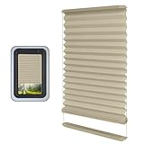 RV Door Thin Pleated Shade Replacement for Lippert Thin Shade Ready Entry Door,12'' x 21'' RV Door Window Shade for RV Campers Travel Trailers to Protect RV Interior Privacy Block Sun Heat