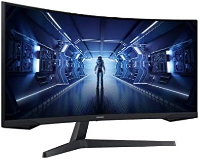Samsung Odyssey G5 LC34G55TWWRXXU 34" 1000R Curved Gaming Monitor - 165Hz, 1ms, 1440p WQHD, Freesync Premium, HDR10, HDMI, Displayport, Black