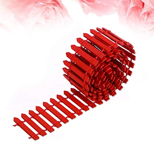 UPKOCH 100Cm X 5Cm Mini Cerca de Madeira Brinquedos para Cerca de Jardim Painéis de Fada para Cerca