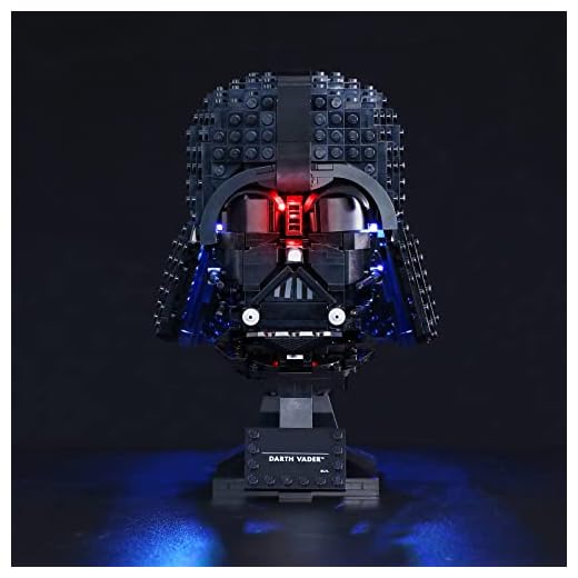 LIGHTAILING Licht-Set Für Lego 75304 Darth Vader Helmet Bausteinen Modell：Fernbedienungsversion - Modell Set Nicht Enthalten
