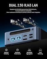 BOSGAME Mini-PC E5 mit AMD Ryzen 5300U, 16 GB DDR4 RAM 1TB SSD(64G+4TB), mini pc Win 11 Pro, Dual LAN, Triple-4K-Display, WiFi 5/BT 5.0, Ultra-leiser kompakter Desktop-PC, Homeoffice und Zuhause – Ansicht 6