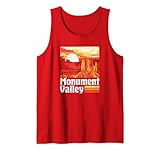 monument valley vintage sunset 80s retro distressed canotta