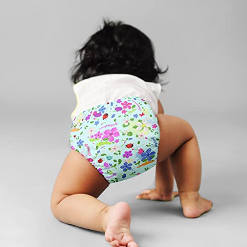 Image of Superbottoms NEW UNO Freesize Cloth Diaper Set of 3| Cloth diaper for babies 3M to 3Y | Washable & Reusable cloth diaper | Comes with cloth diaper insert | 3 Diaper and 3 Organic cotton Soaker