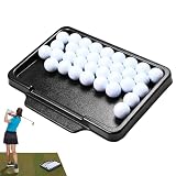Uso en interiores y exteriores: organizador versátil adecuado para entrenamiento en interiores, configuraciones de patio trasero al aire libre o campos de conducción profesionales, mejorando la eficiencia de la práctica y el disfrute del golf