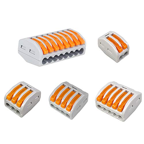 Aiqeer 40 Pezzi Leva-Dado Cavo Connettore Kit