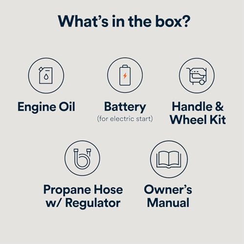 Image of Generac 12,500 Starting Watt Tri-Fuel Portable Generator | Gas and Propane Compatible, Quiet Operation, Produces Clean, Stable Power, Great for Home Backup, Camping, and RV Use