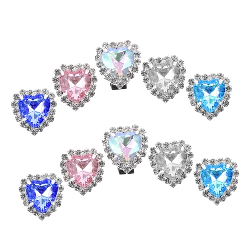 MOBUTOFU 12 Stück Strass Schnürsenkel Clips Für DIY Schuh Charm Dekoration Funkelnde Schuhaccessoires Für Sneakers Turnschuhe Und Freizeitmode Ideal Für Kreative Gestaltungen Und