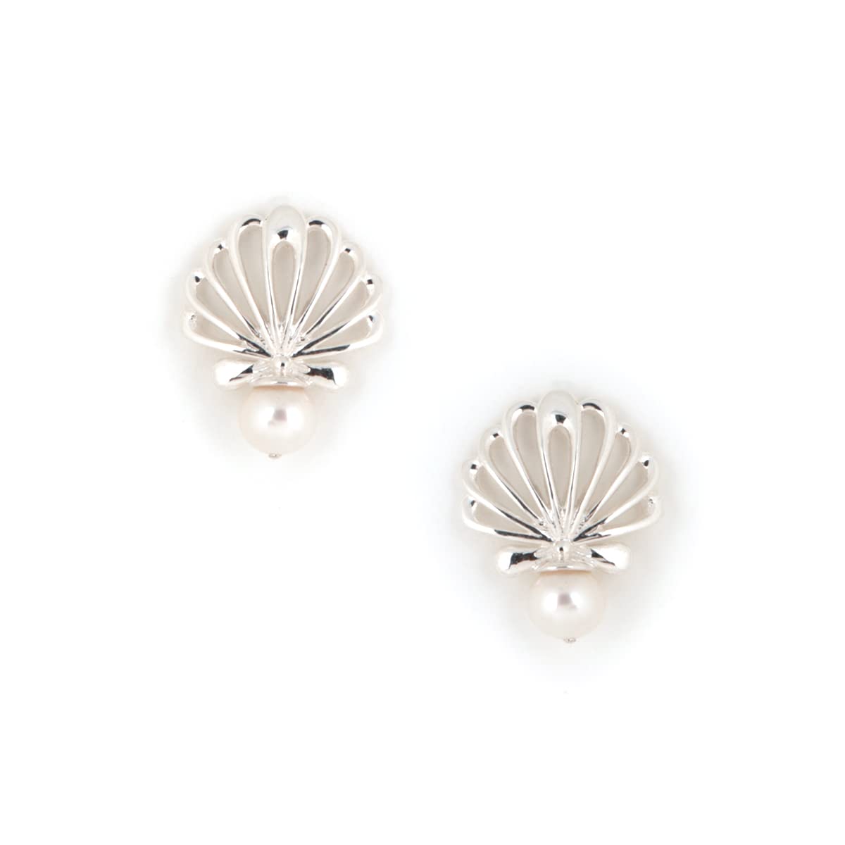 Shaya by Caratlane Pearl in the Sea Shell Earrings in 925 Silver for women (B0DCSTM6CF) Amazon Price History, Amazon Price Tracker