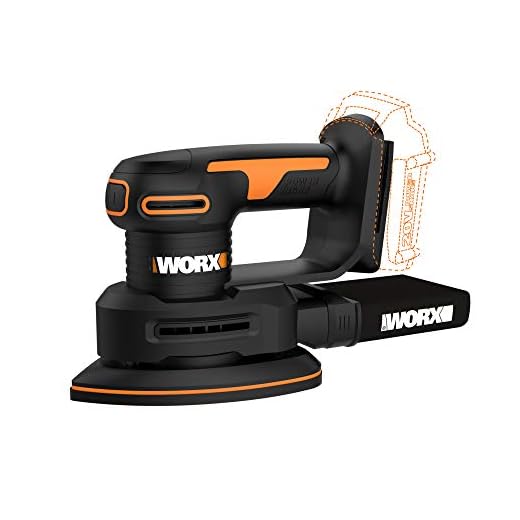Worx WX822L.9 20V Power Share Cordless Detail Sander (Tool Only)