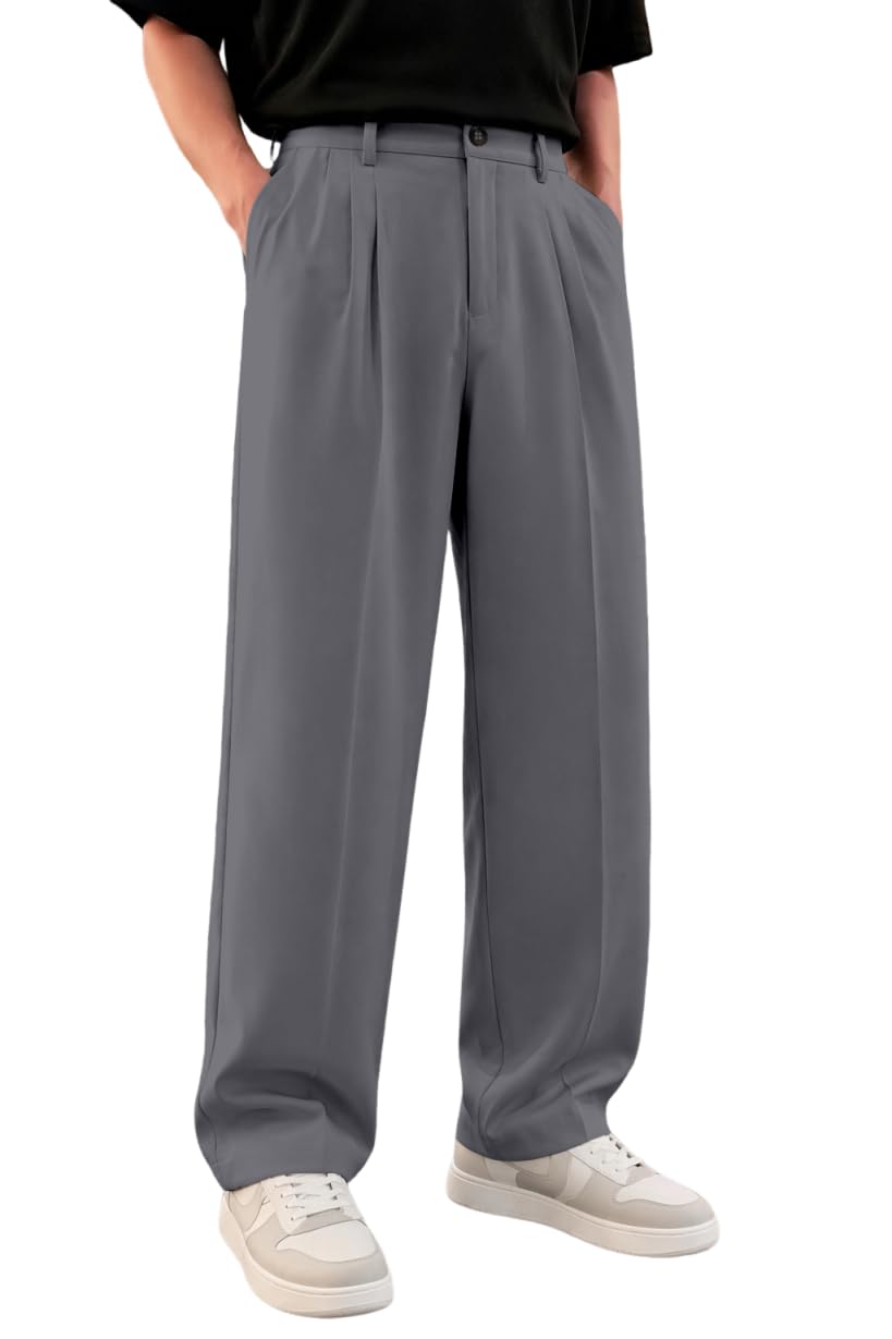 ftx Men Relaxed Fit Lycra Blend Korean Trouser-picture-11