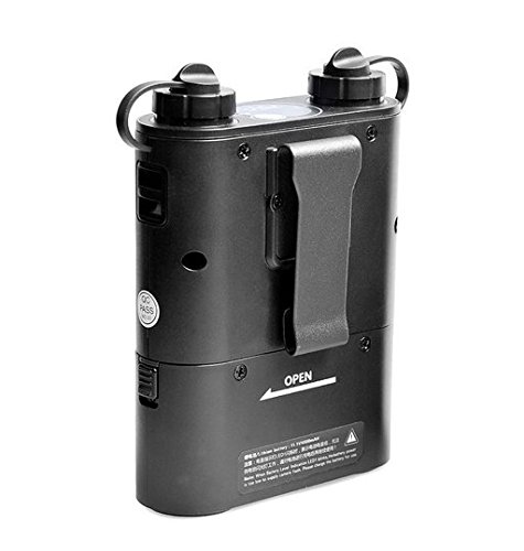 GOWE Dual-Output Speedlite Flash Power Battery Pack 4500mAh for Canon Nikon Camera