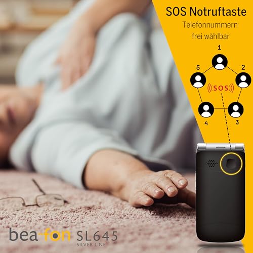 beafon SL645: Stor Knapptelefon för Seniorer med SOS-Funktion