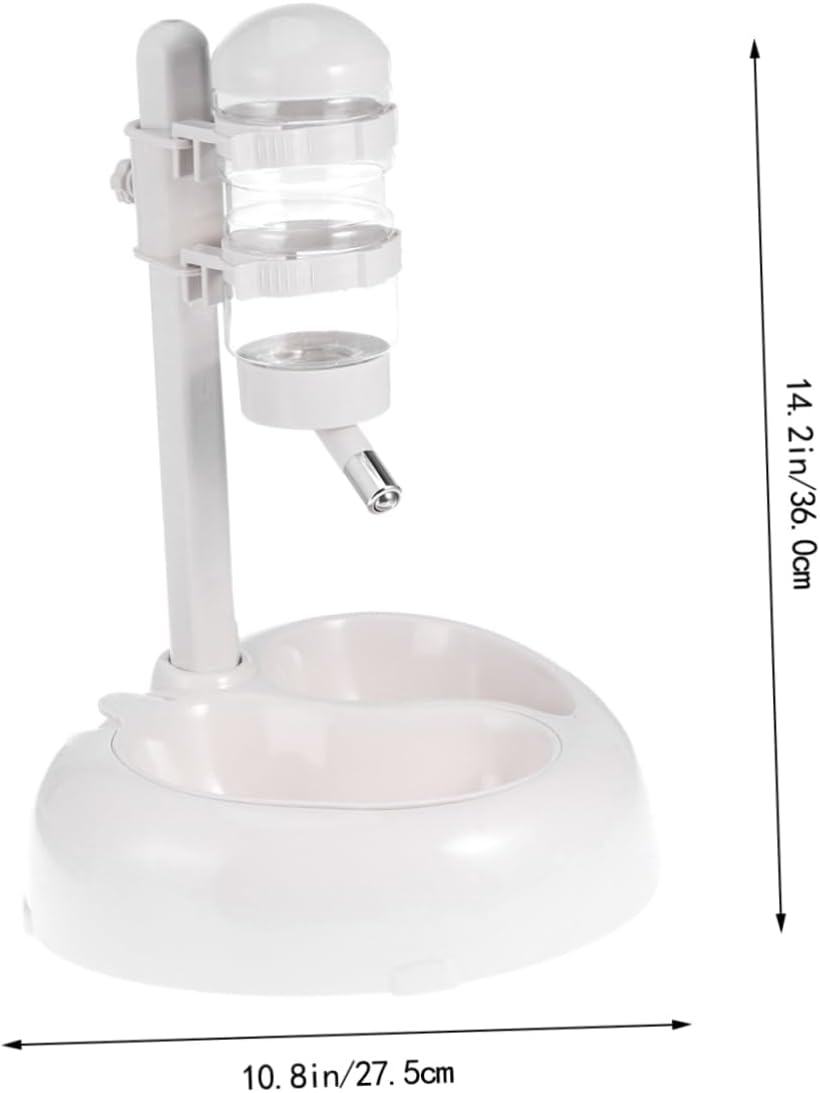 Garneck PET Drinking Fountain Automatic Water Dispenser for Cats and Dogs Wall-Mounted PET Water Feeder Plastic Easy to Install 1.5L Capacity