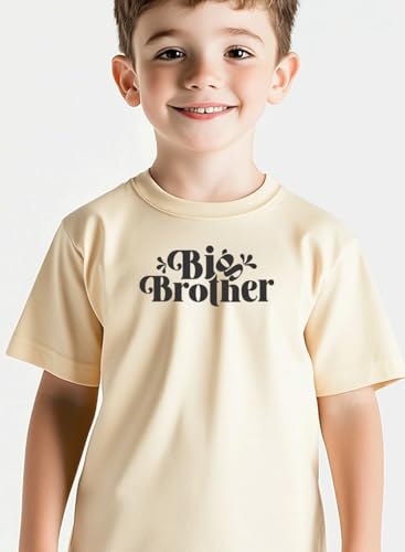 Big Brother T Shirt for Toddler Boys Big Bro T-Shirt Pregnancy Announcement Short Sleeve Cotton Tee Top3