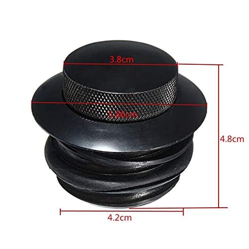 ANCLLO Tankdeckel für Motorrad, Pop-Up-Design mit Standardgewinde, kompatibel mit Harley Davidson 1982-2017