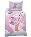 Peppa Pig - Juego de ropa de cama para bebé (100 x...