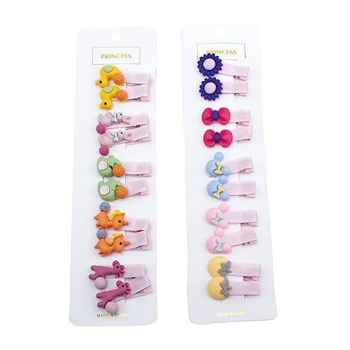 14-teiliges Haarspangen-Set Für Babys & Mädchen – Bunt, Je 5 X 1 Cm