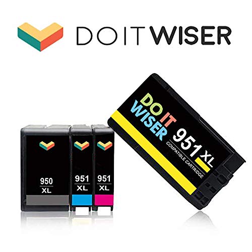 Do it Wiser Compatible Ink Cartridge Replacement for HP 950XL 951XL 950 951 HP OfficeJet Pro 8600 8610 8620 8630 8625 8100 8615 8640 8660 251dw 276dw (4-Pack) - Thumbnail 6