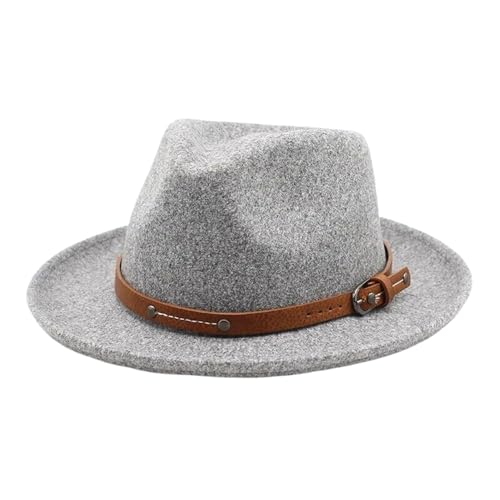 Chapeau de jazz à bord incurvé en feutre pour parfaire un look rétro
