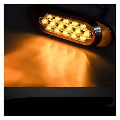 Feu de position d'angle LED étanche et clignotant flash bleu pour bus - 3