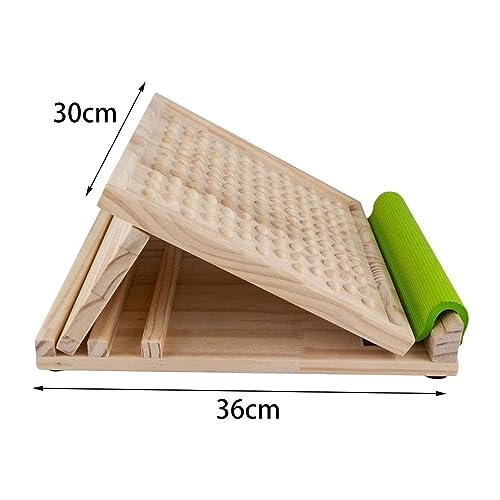 Tabla ajustable para estiramiento de gemelos de madera miniatura 5