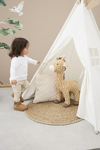 Sterntaler Kuscheltier XXL Giraffe Kaya, extra groß, Goldbraun