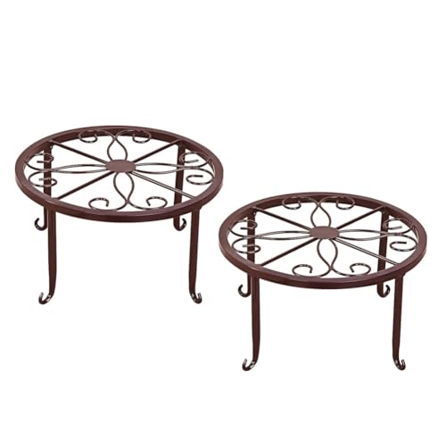 Soporte De Estante De Hierro Forjado A Mano (2 Unidades) – Rústico De 10 Pulgadas Para Libros O Cocina