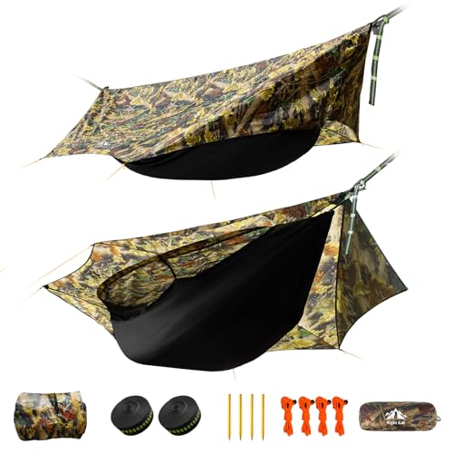Night Cat Camping Hammock Tent: Lightweight Portable 4 in...