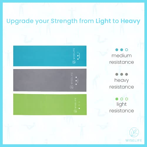 Wiselife Professional Latex Resistance Thera Band (Light Resistance) | 48x4 inch | 100% Natural Latex Resistance Band | For Warm-Up, Stretching, Strength Training, Exercise, Gym... - Image 4