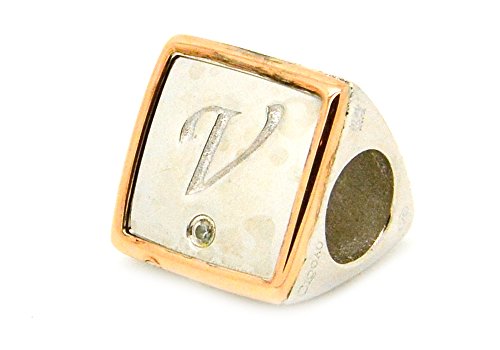 Preisvergleich Produktbild Clogau Alphabet Milestone Charm Bead Buchstabe V