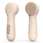 Silicone Face Scrubber, NågraCoola CLIE 2.0 Facial Cleansing Brush, Rechargeable, Waterproof Face Scrub Brush for Cleansing, Exfoliating, Massaging, Electric Facial Exfoliator for Women and Men - Oat