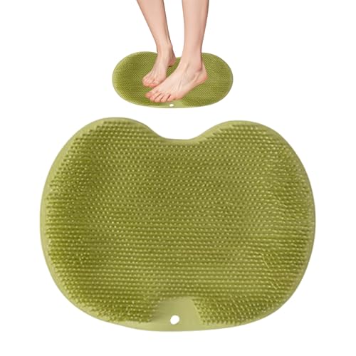 Nettoyeur De Pieds En Silicone Pour Douche - Éponge De Nettoyage En Silicone Pour Le Dos - Accessoire de Nettoyage pour Pieds,Pour Tapis De Lavage, Sol, Spa, Salle De Sport À Domicile, Voyage, Salle