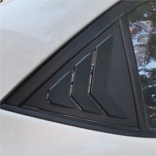 Osłonami Nawiewu Powietrza Pasuje do Corolla 2014-2018 tylna żaluzja samochodu okno boczna pokrywa migawki naklejka wykończeniowa Vent Scoop Carbon Fiber Auto(E)