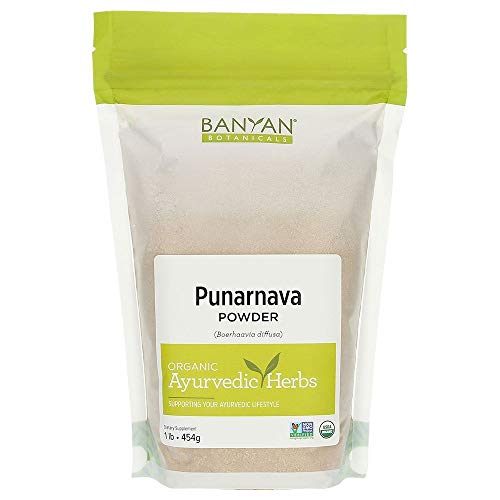 Banyan Botanicals Punarnava Powder - USDA Certified Organic, 1 lb - Boerhavia diffusa - Ayurvedic Herb for Heart, Liver, and Kidneys* Banyan Botanicals Punarnava Powder - USDA Certified Organic, 1 lb - Boerhavia diffusa - Ayurvedic Herb for Heart, Liver, and Kidneys*
