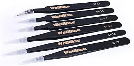 WellHise Profesyonel Antistatik Cımbız Seti 6 Parça