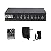 InstallerCCTV Video Quad Color 8CH Multiplexer, Remote Control and Free 1Amp Power Adapter…