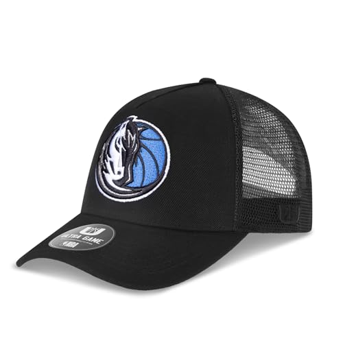 Image of Ultra Game Men's NBA Official Snap Back All Around The World Trucker Baseball Cap Hat